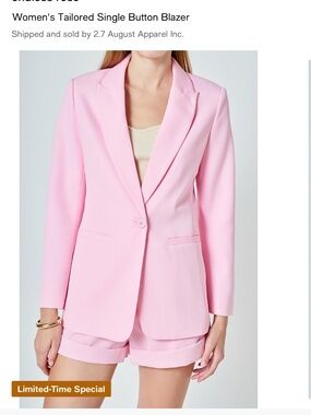NWOT Endless Rose Blazer- Small